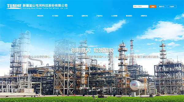 新疆藍山屯河科技股份有限公司官網全新改版上線，助力企業數字化升級